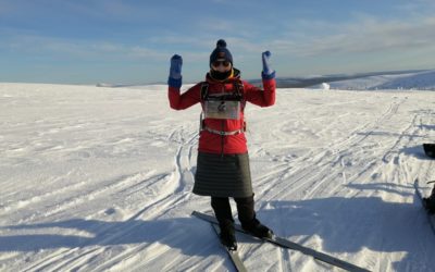 Lumoava ja opettavainen talvivaellus Urho Kekkosen kansallispuistossa